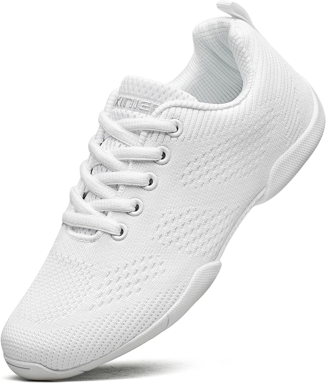 BAXINIER Girls White Cheerleading Shoes
