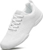 BAXINIER Girls White Cheerleading Shoes