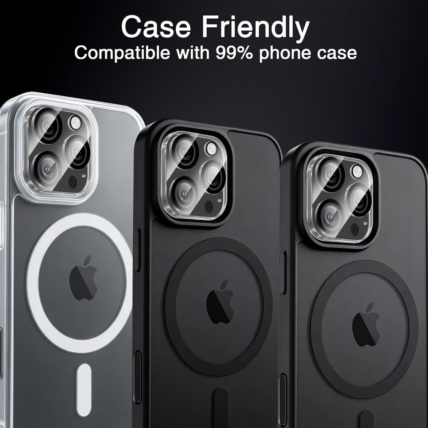 Wiaocit Camera Lens Protector for iPhone 16 Pro/iPhone 16 Pro Max