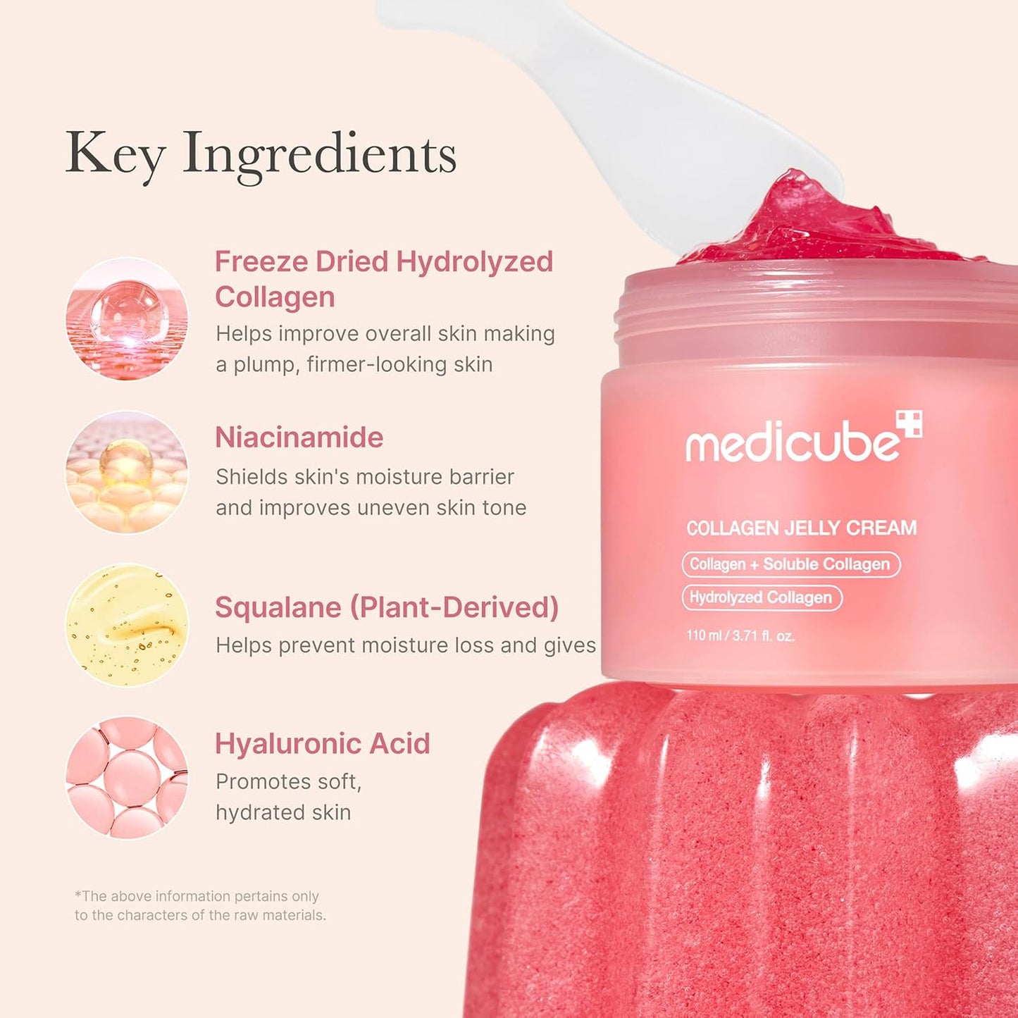 medicube Jelly Cream with Collagen & Niacinamide, 1.69 fl.oz