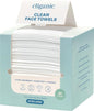 Cliganic Face Towels XL, Disposable Makeup Remover, Soft Dry Wipes, 50 ct