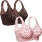 OEAK Womens Wireless Jelly Bras Plus Size Support Push Up Comfortable Bra