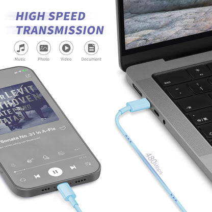 iPhone Charger Fast Charging,2Pack 20W Type C Fast Charger Block with [10FT&6FT] USB C to Lightning Cable Compatible for iPhone 14/13/12/11 Pro Max/Xs Max/XR/X,iPad