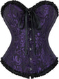 frawirshau Women's Overbust Costume Corset Renaissance Victorian
