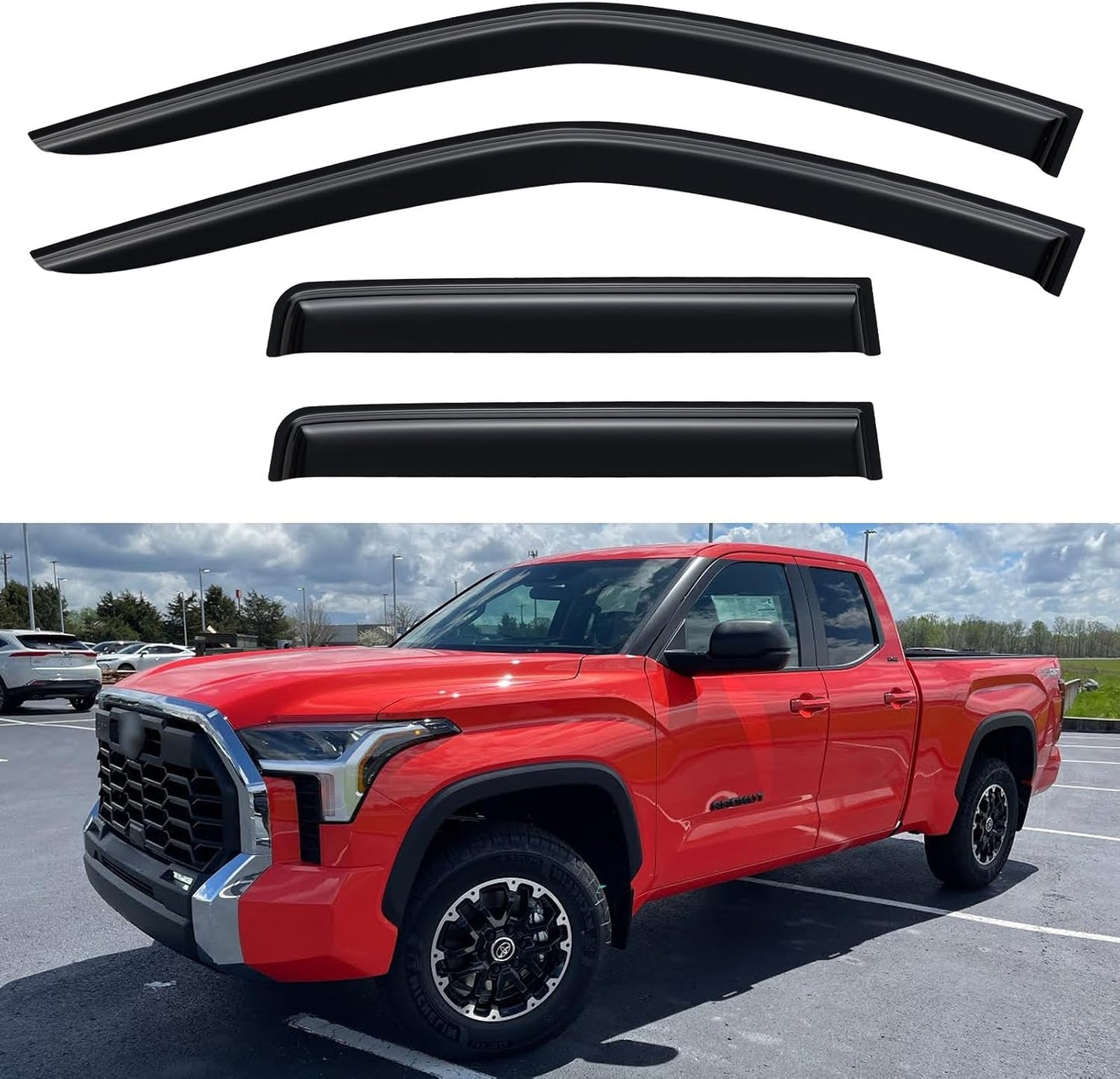 Window Visors Rain Guards for 2020-2025 Nissan Sentra