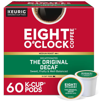 Eight O'Clock Coffee Hazelnut, Single-Serve Keurig K-Cup Pods, Flavored Medium Roast Coffee Pods, 96 Count