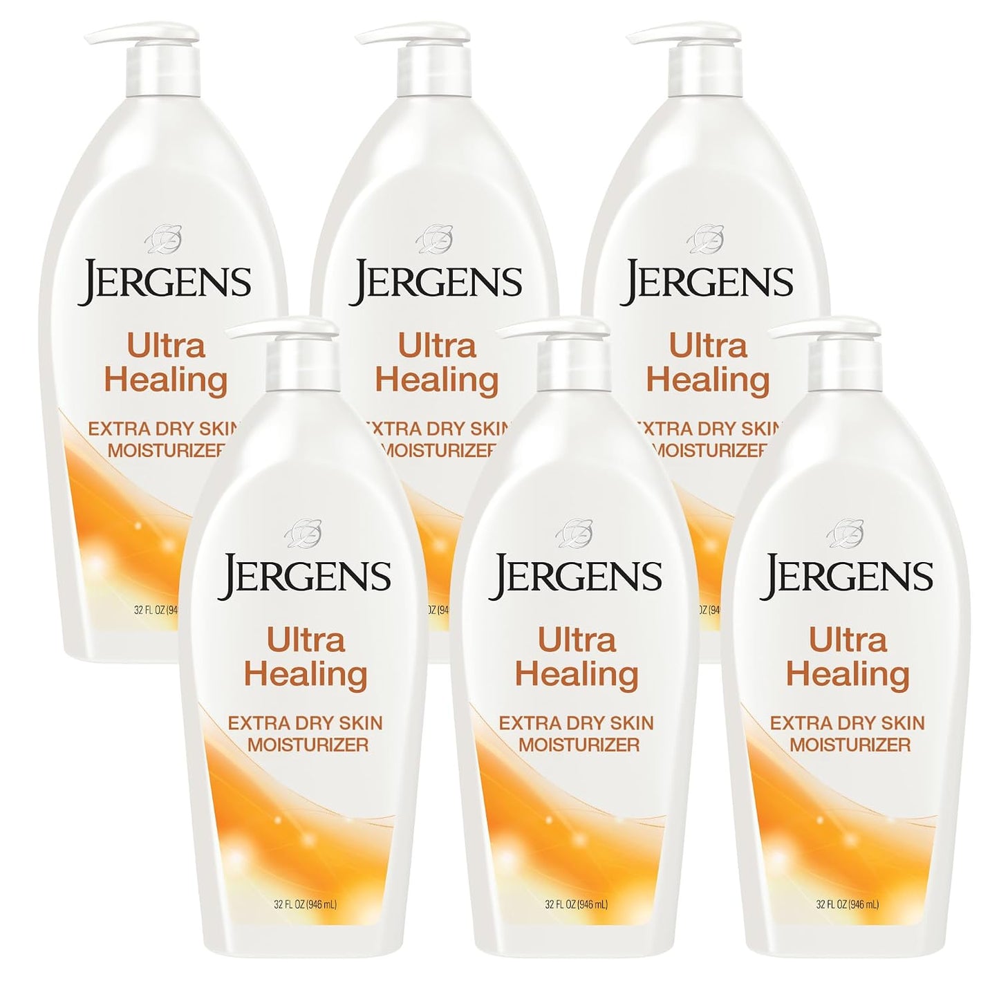 Jergens Ultra Healing Body Lotion, Moisturizer for Dry Skin, 32 fl oz