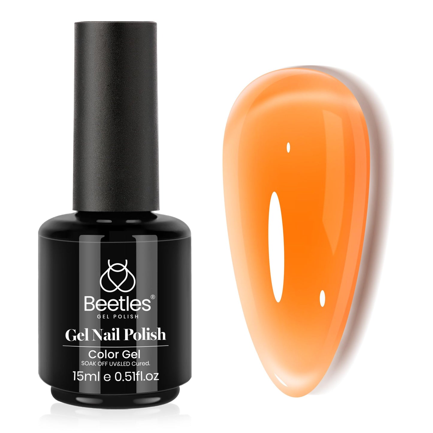Beetles Purple Gel Nail Polish, 1 Pcs 15ml Purple Gel Polish