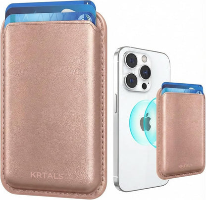 Magnetic Wallet Cell Phone Card Holder for Phone Case with Mag-Safe