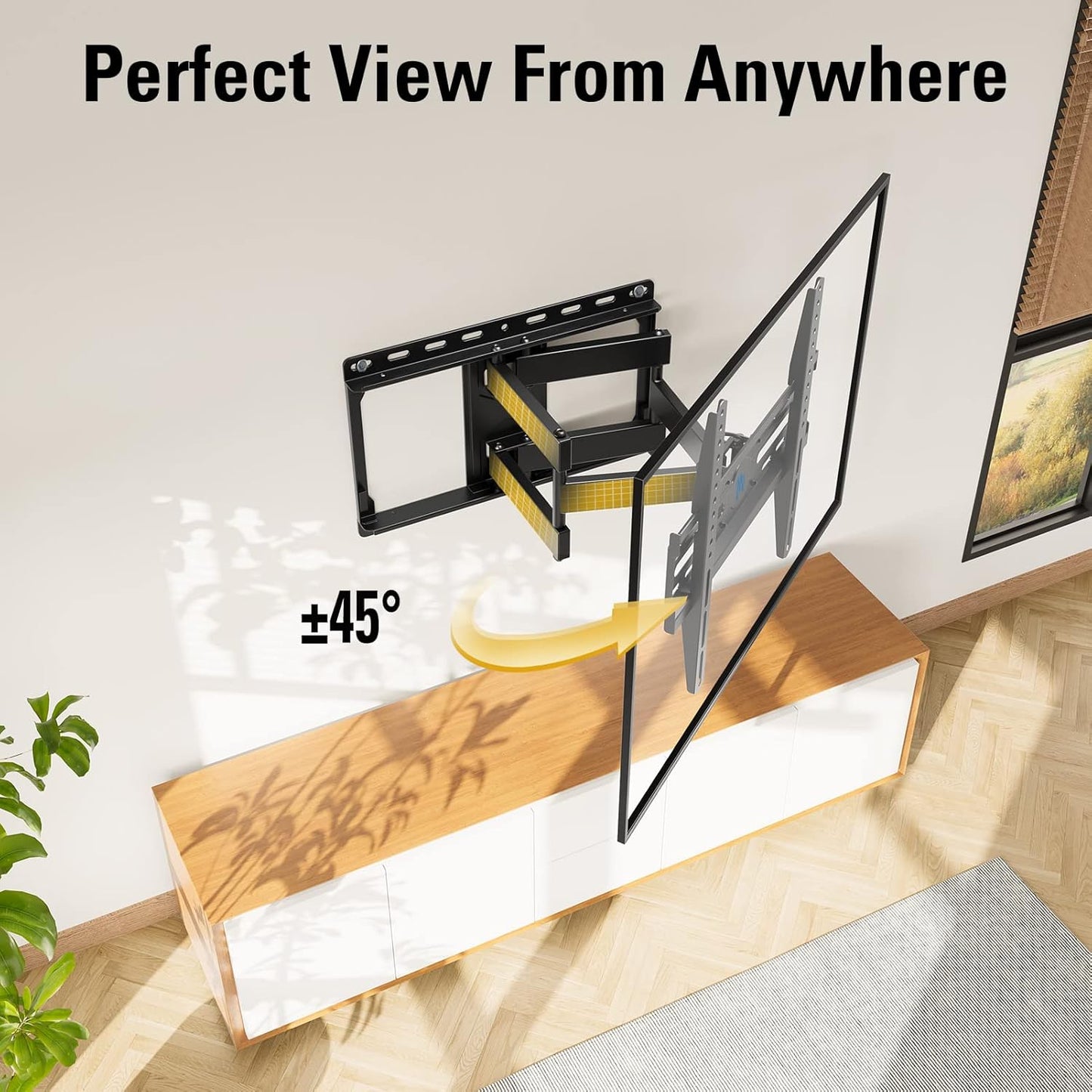 Mounting Dream Full Motion TV Wall Mount for 32-70 Inch TVs up to 99lbs