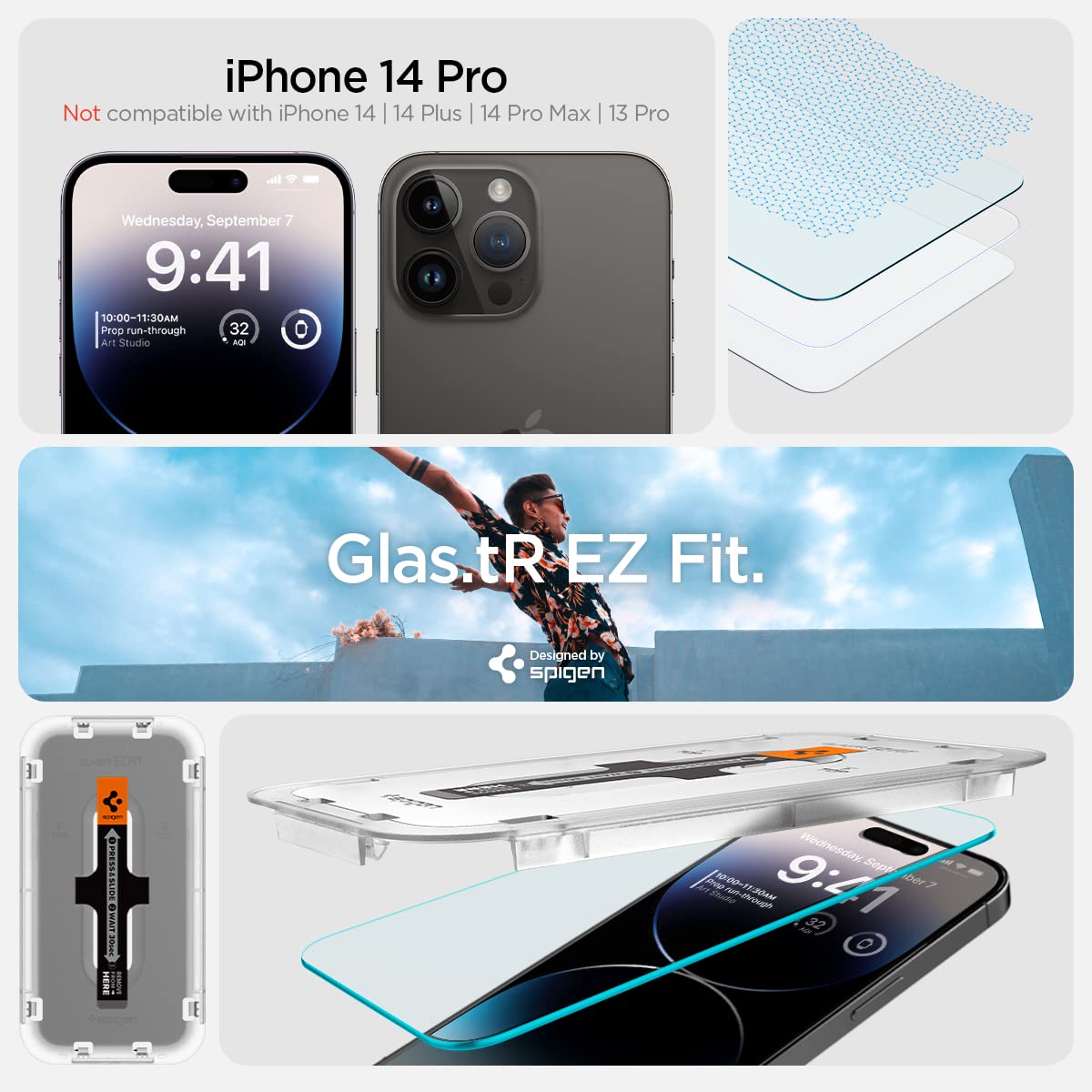 Spigen Screen Protector for iPhone 17 Pro Max, 16 Pro Max