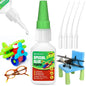INSOIA Super Medium CA Glue, 20g, Strong Bond, with Precision Tips