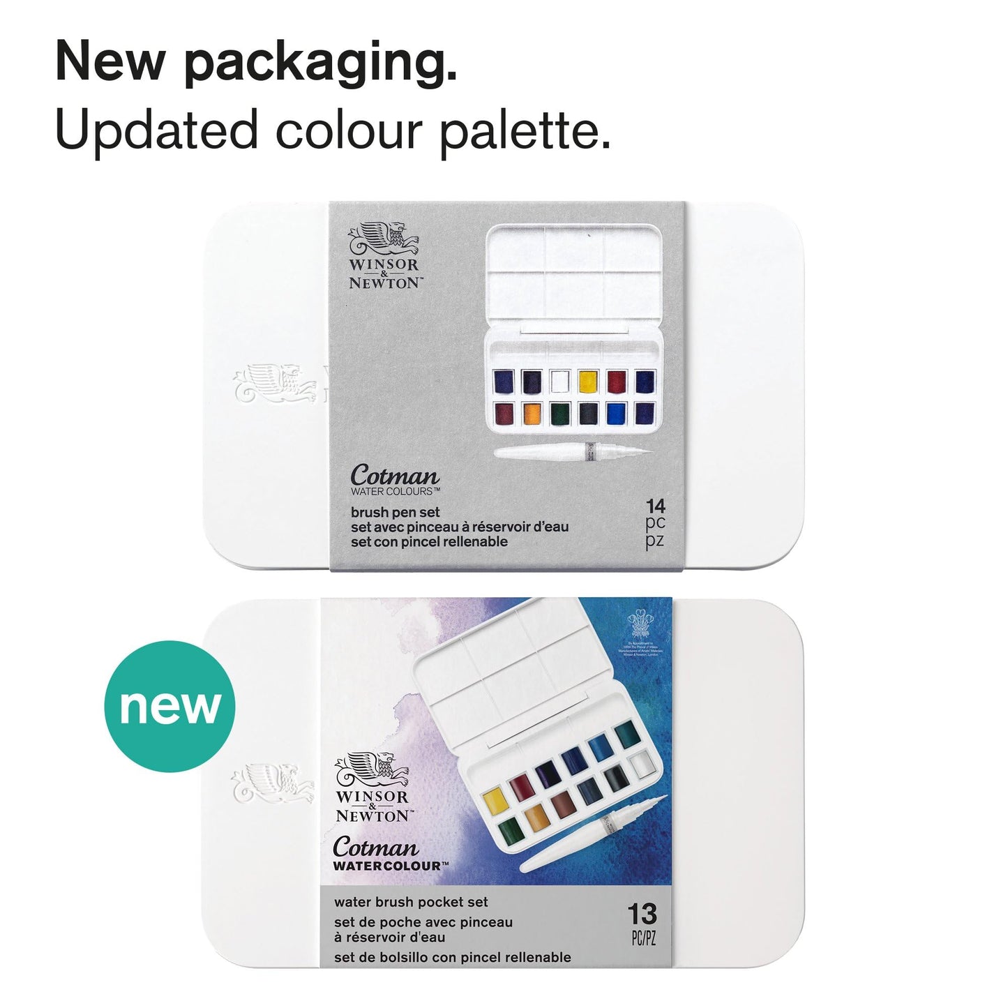 Winsor & Newton Cotman Watercolor Paint Set, Sketchers' Pocket Set
