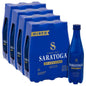 Saratoga Sparkling Water Bottles, 24-Pack – Carbonated Spring Bottled Water – Recycled PET Plastic Bottles – 16 Fl Oz