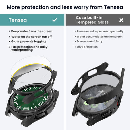 Tensea 5+5PCS for Samsung Galaxy Watch Ultra 47mm Screen Protector Case
