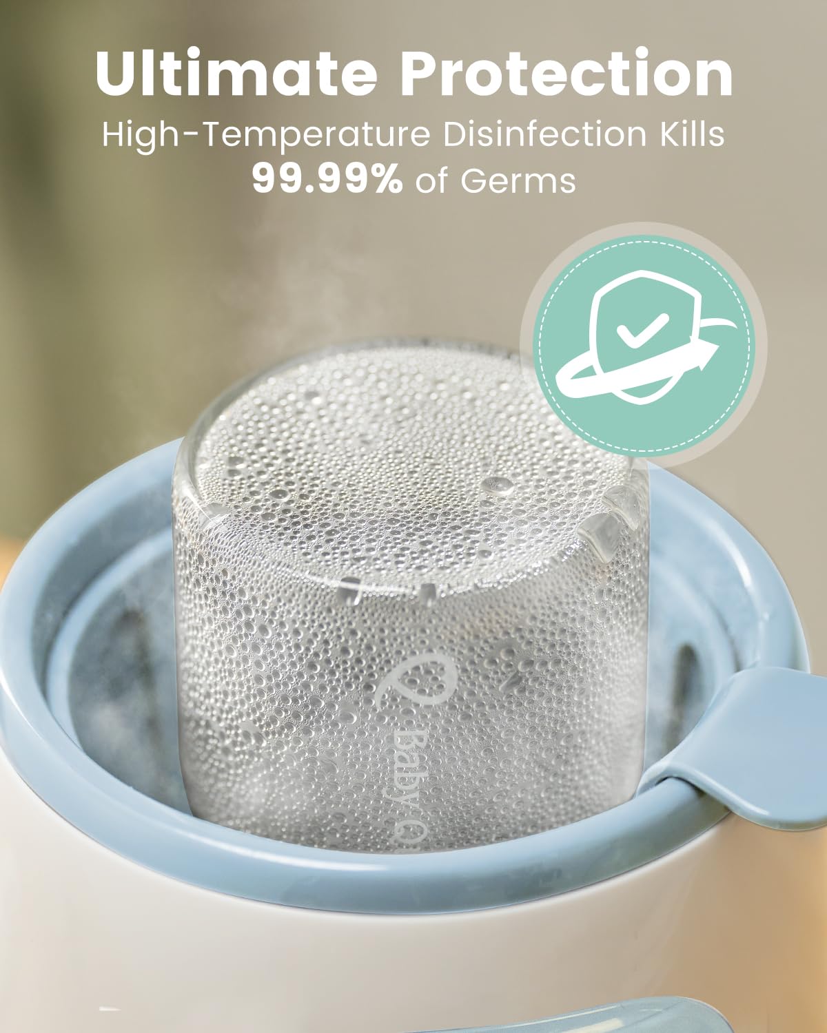 Grownsy 8-in-1 OG Fast Bottle Warmer with Timer, Gray