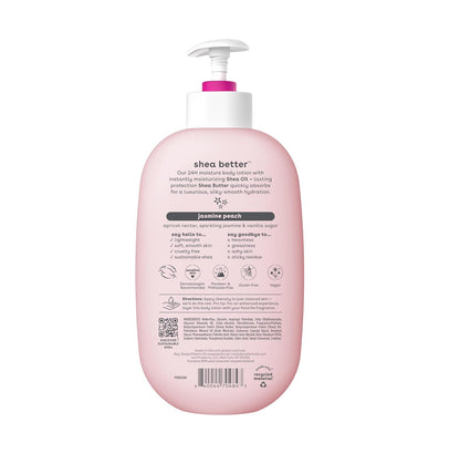 eos Shea Better 24H Moisture Body Lotion- Jasmine Peach, 16 fl oz
