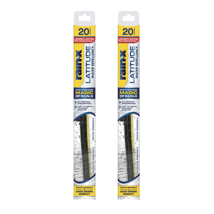 Rain-X 810348 Repellency Water Repellent Wiper Blades, 26" & 16" Windshield Wipers, All Weather Streak-Free for Enhanced Visibility w/Water Repellency Formula [Amazon Exclusive]