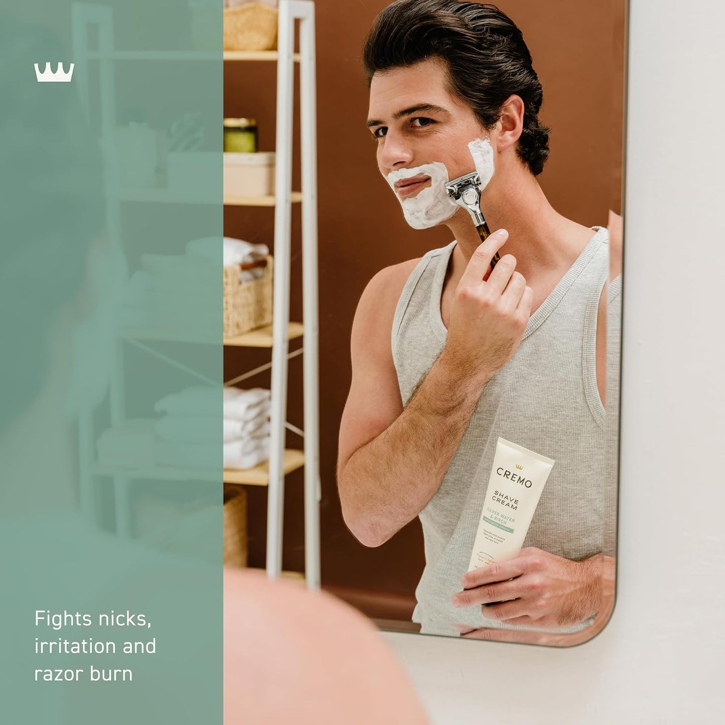Cremo Shaving Cream for Men, Cooling, 6 Fl Oz