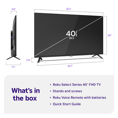 Roku 32-Inch Select Series Smart TV 2026-720p HD TV - RokuTV