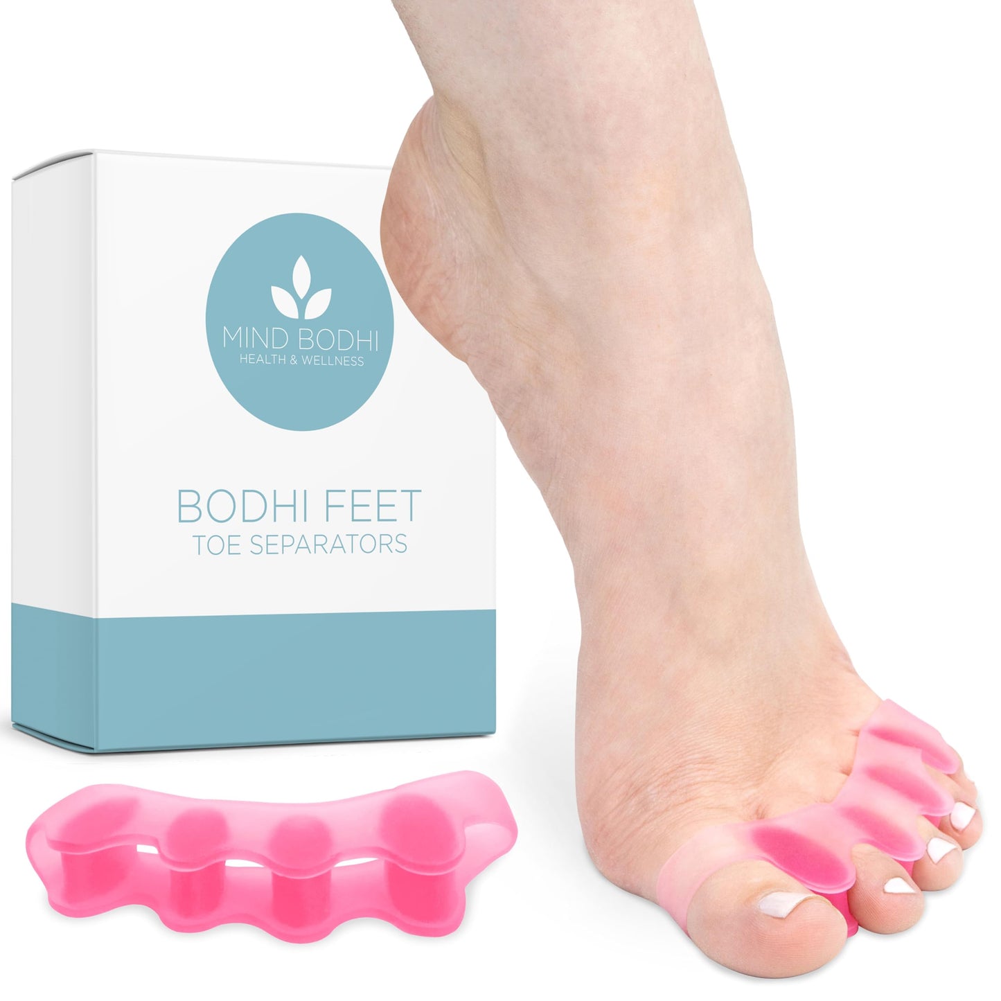 Mind Bodhi Toe Separators/Toe Spacers - Men & Women - Regular Size - Blue