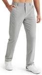 Libin Mens Golf Pants Stretch Work Dress Pants 30"/32"/34" Quick Dry Lightweight Casual Comfy Trousers with Pockets