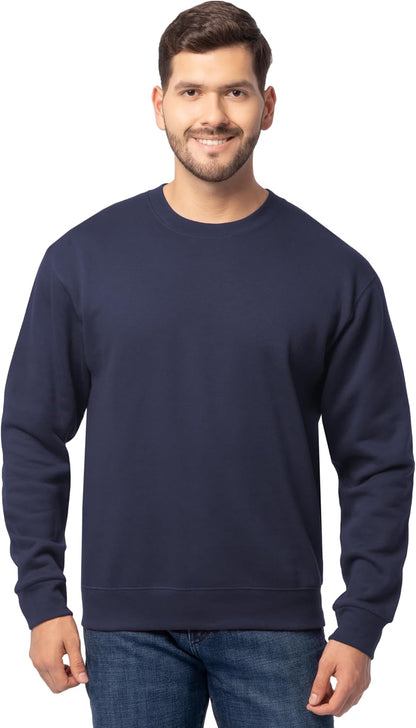 Fruit of the Loom Men's Eversoft Fleece Crewneck Sweatshirts, Moisture Wicking & Breathable, Sizes S-4x