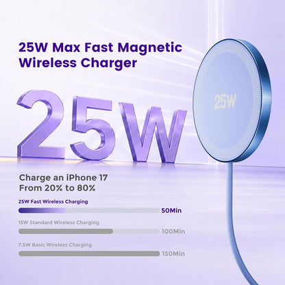 MagSafe 25W Wireless Charger for Apple Magnetic Fast Charging Pad