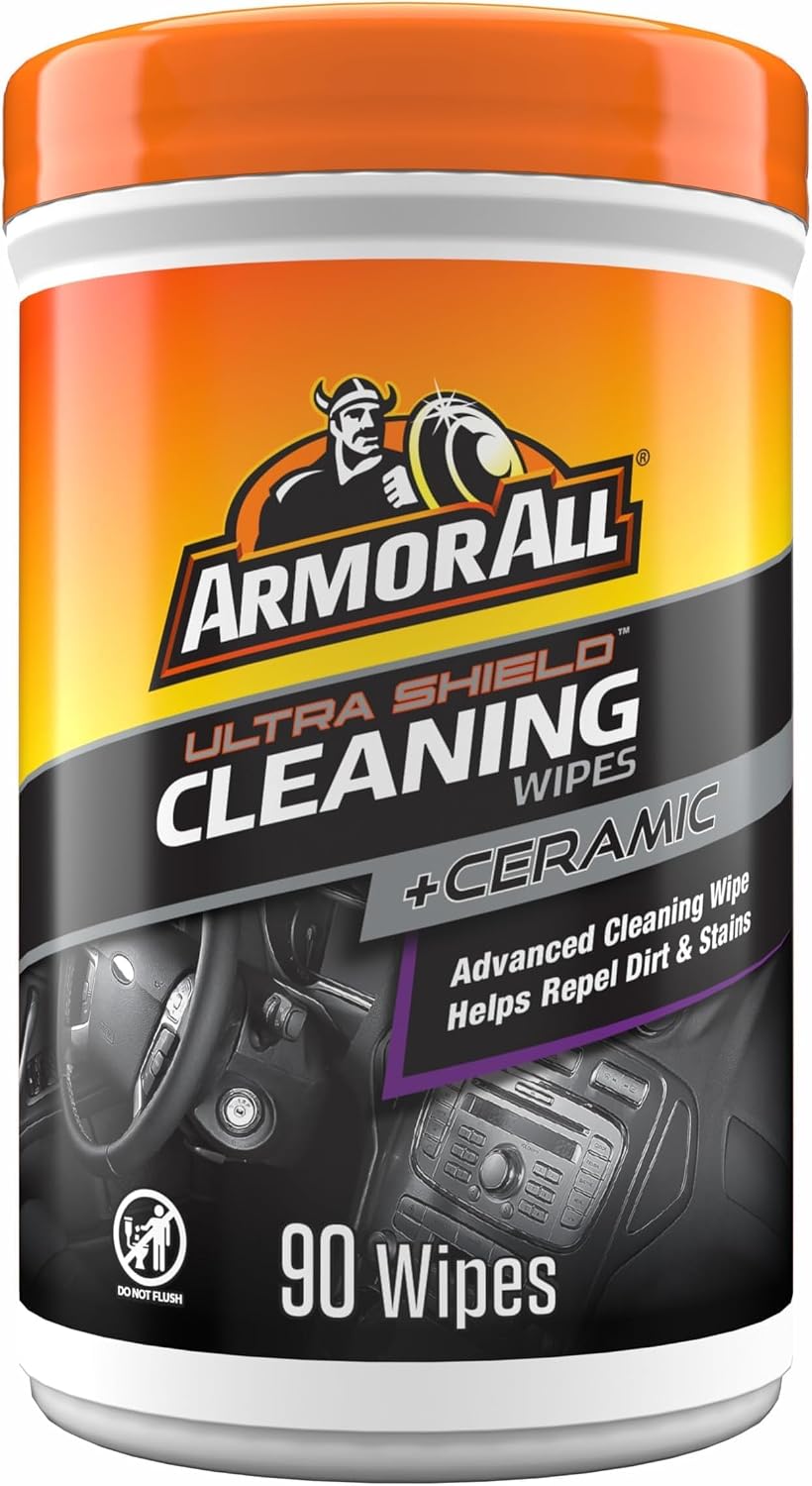 Armor All Car Interior Value Pack, 90 Count, Auto Cleaning Wipes