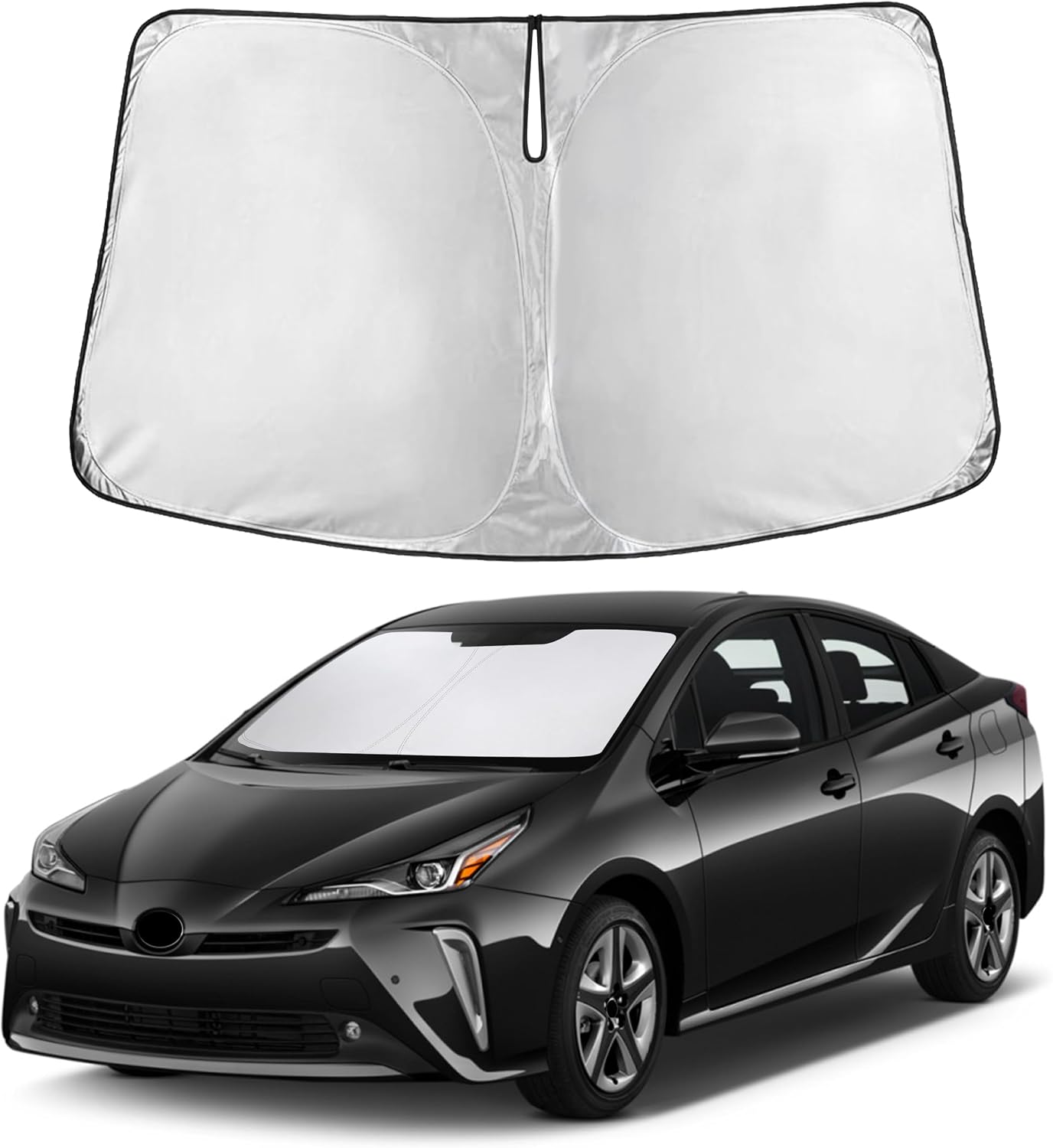 Autovir Windshield Sun Shade, 2017-2026 Tesla Model 3 & Y, 280T Visor Shade