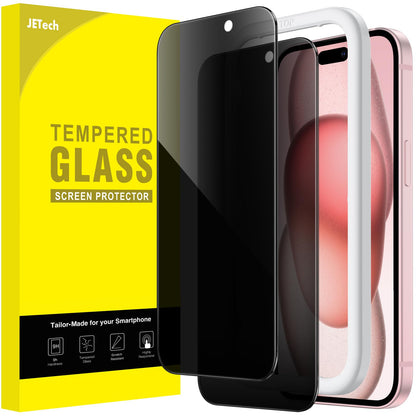 JETech Privacy Screen Protector for iPhone 17 Pro Max, 2-Pack