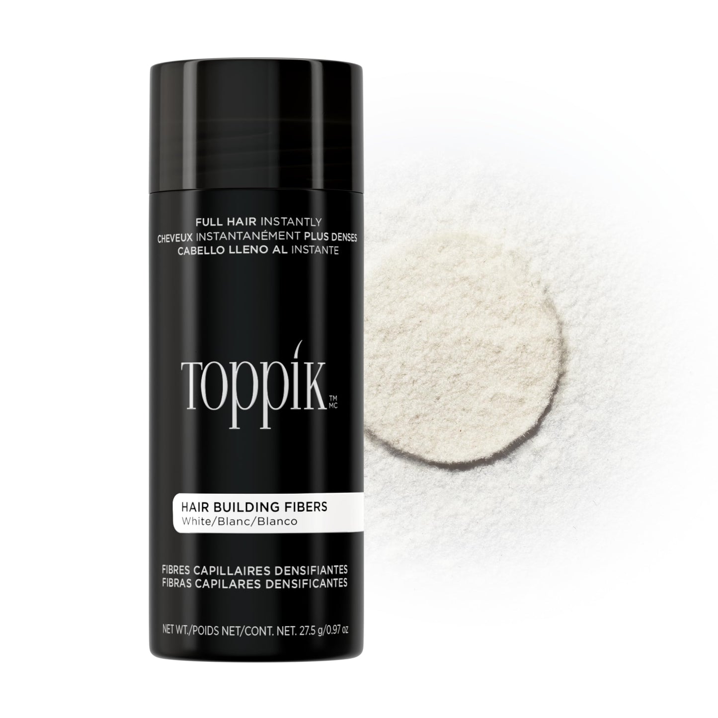 Toppik Hair Building Fibers, Fill In Fine or Thinning Hair Instantly Thicker, Fuller Looking Hair 9 Shades,4 size options