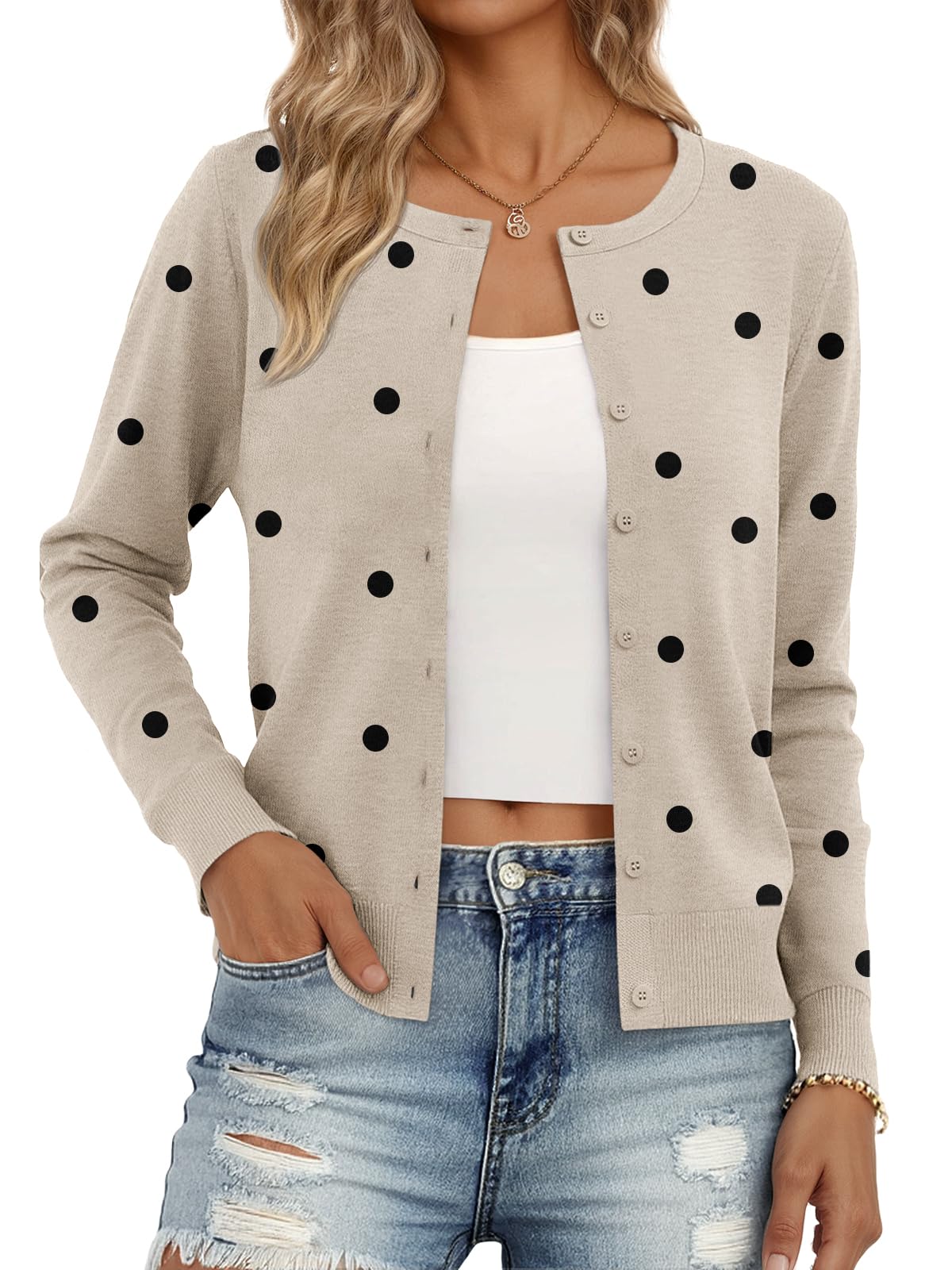 Trendy Queen Women's Lightweight Knit Cardigan