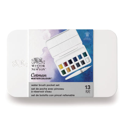 Winsor & Newton Cotman Watercolor Paint Set, Sketchers' Pocket Set