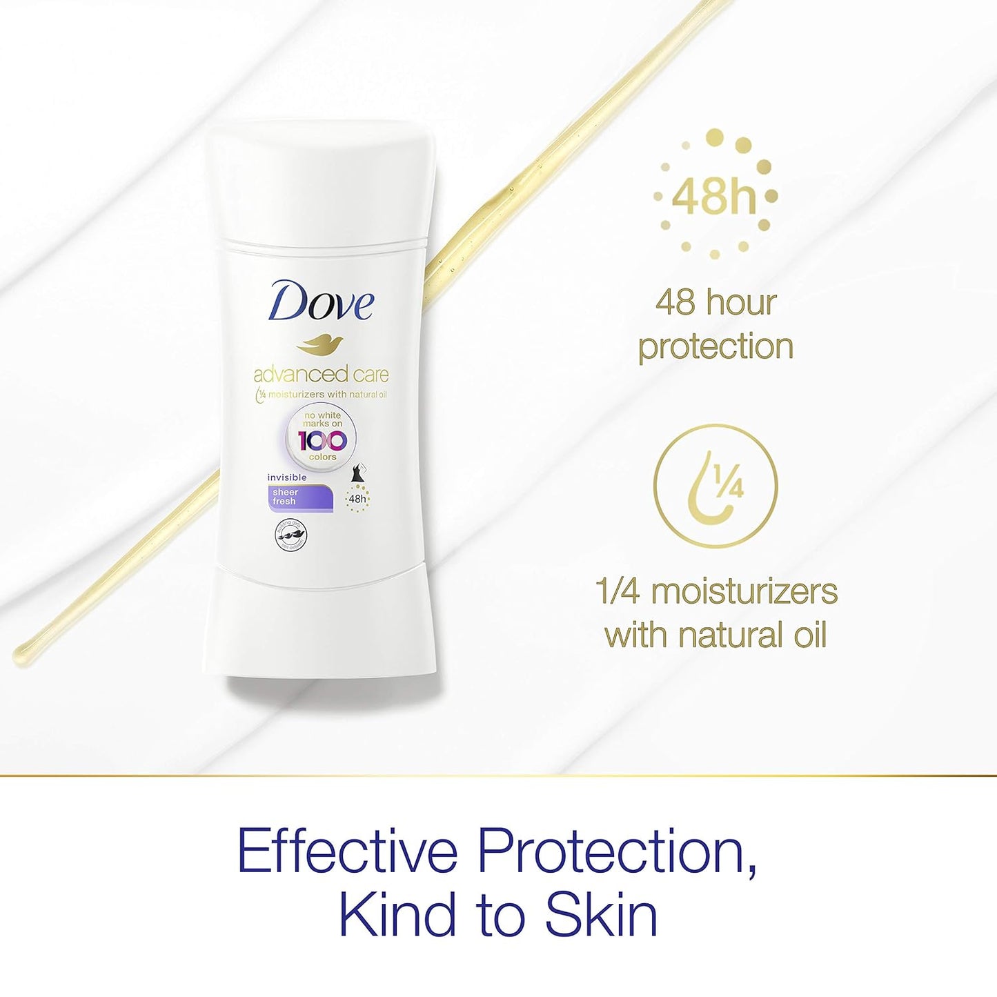 Dove Advanced Care Antiperspirant Stick Cool Essentials 2.6 oz 2PK