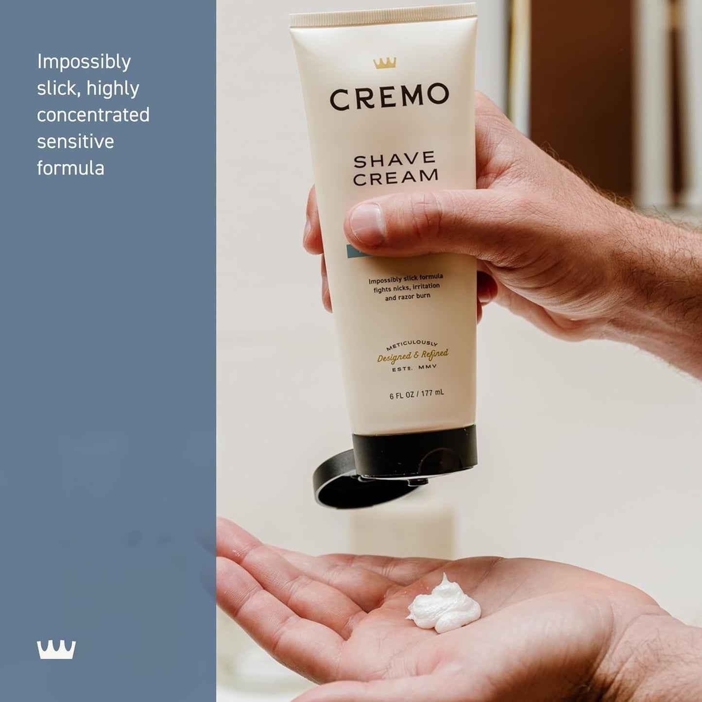 Cremo Shaving Cream for Men, Cooling, 6 Fl Oz
