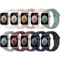 10 Pack Silicone Sport Bands Compatible with Apple Watch Band Women Men
