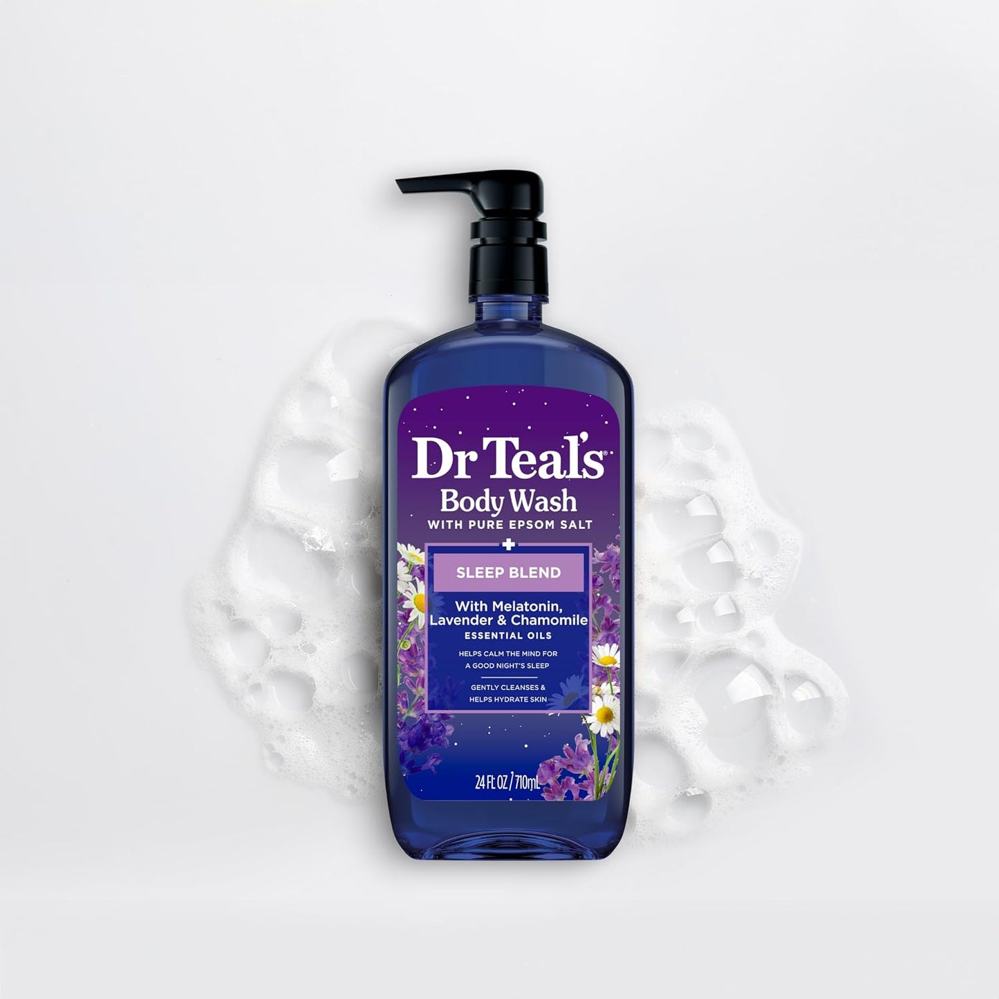 Dr Teal's Body Wash with Pure Epsom Salt, Relax & Relief with Eucalyptus & Spearmint, 24 fl oz (Pack of 2)