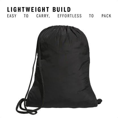 adidas Alliance Sackpack – Drawstring Backpack for Sports, Small Gym Bag, Preloved Teal Green/Black/3, OSFA
