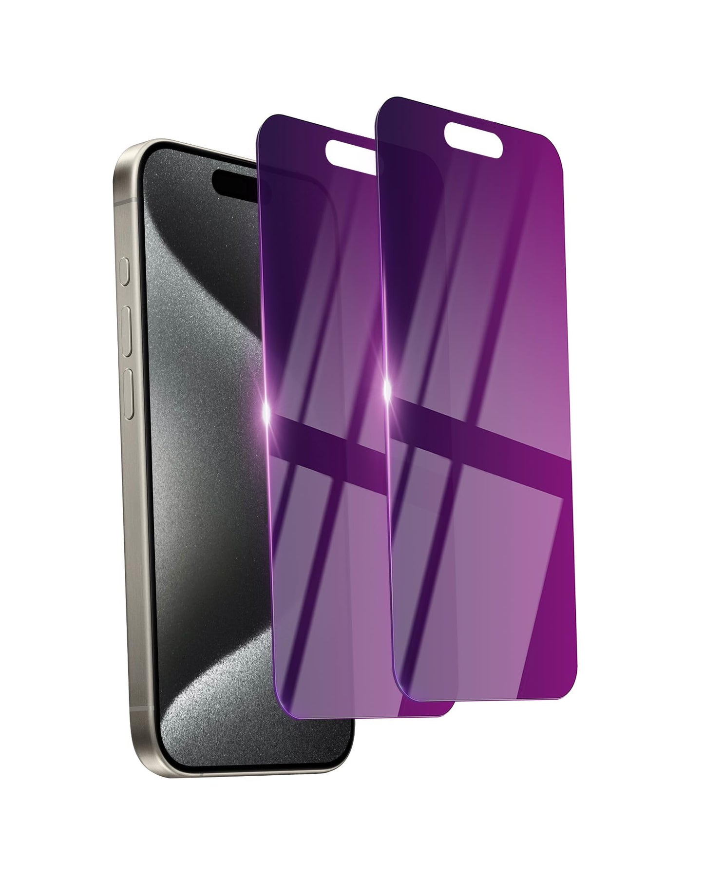 2 Pack Privacy Screen Protector for iPhone 17 Pro Max Tempered Glass 6.9'' Private Saver Anti-Spy Eye Protection Anti-Scratch Full Coverage No Bubble