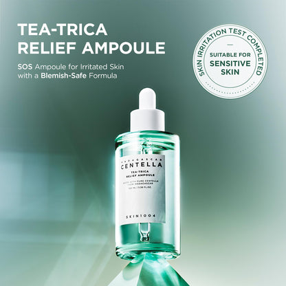 SKIN1004 [Hudson's Pick] Madagascar Centella Ampoule, Korean Face Serum with Centella Asiatica for Hydrating & Moisturizing, Soothing Facial Serum for Skin Balance, Korean Skin Care, 1.85 fl.oz, 55ml