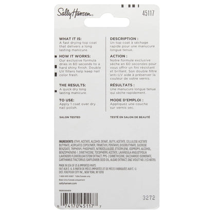 Sally Hansen Advanced Hard as Nails™, Clear Nail Strengthener, Includes Retinol and Nylon, Nourishing