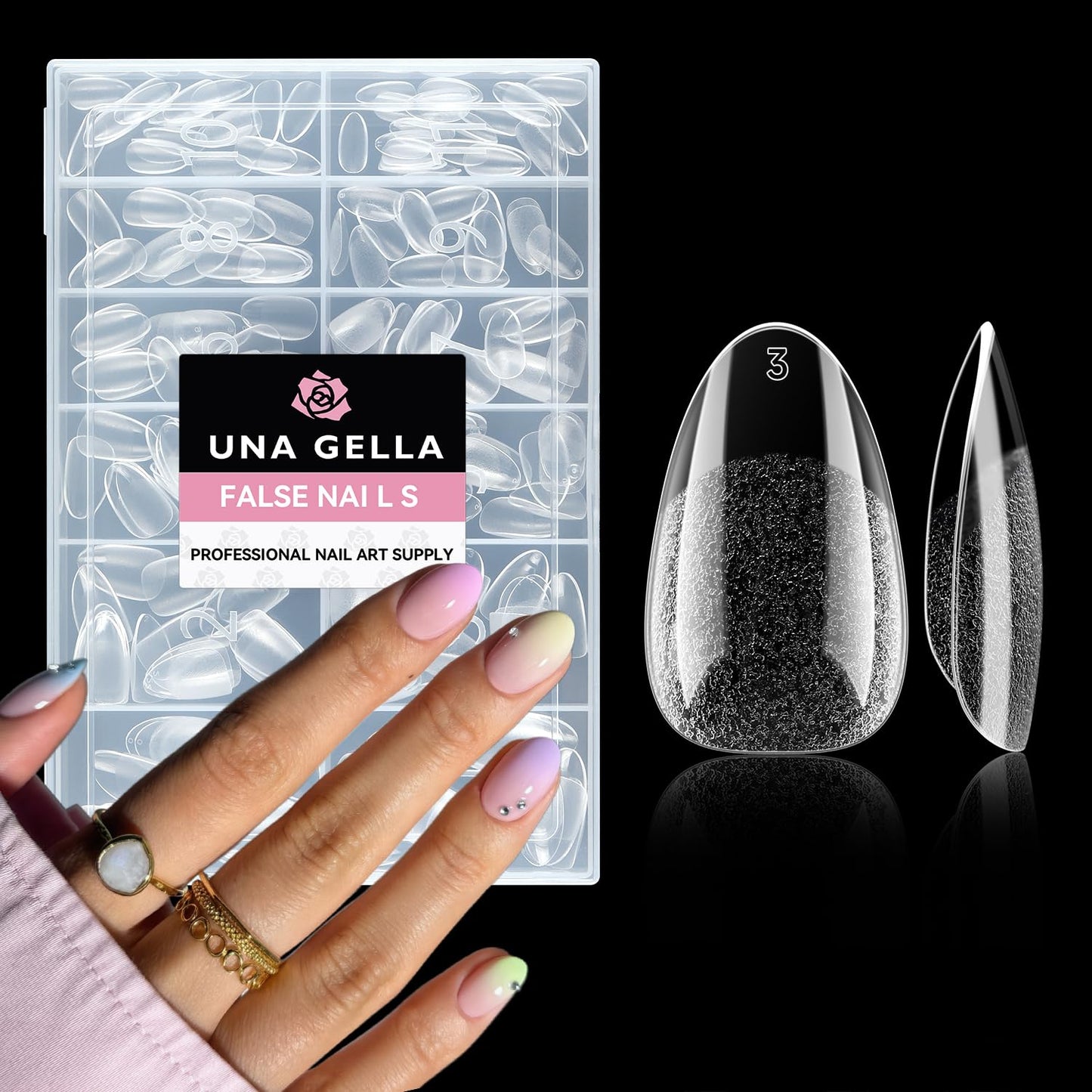 UNA GELLA 15g Nail Glue for Press On Nails with 20ml Nail Glue Remover Kit