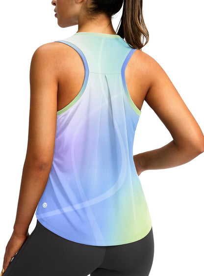 G Gradual Women's Workout Tops Racerback Athletic Tank Tops