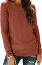 AUTOMET Women's Long Sleeve Crewneck Shirts Casual Basic Tops