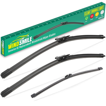 WINDSMILE Windshield Wiper Blade Replacement for Hyundai Palisade 2020-2025