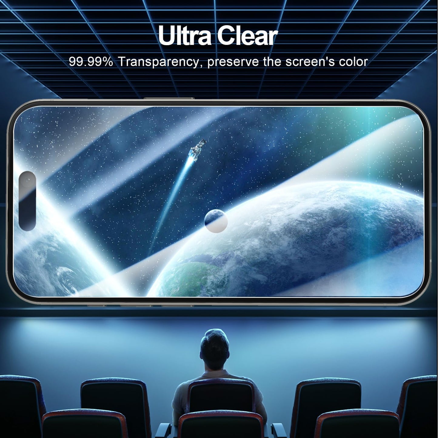 NEW'C for iPhone 17, iPhone 17 Pro, iPhone 16 Pro Screen Protector