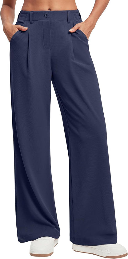 Ewedoos Wide Leg Dress Work Pants for Women Business Casual Office Outfits