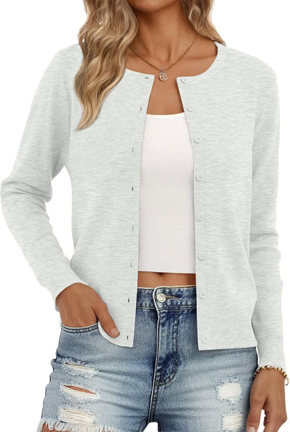 Trendy Queen Women's Lightweight Knit Cardigan