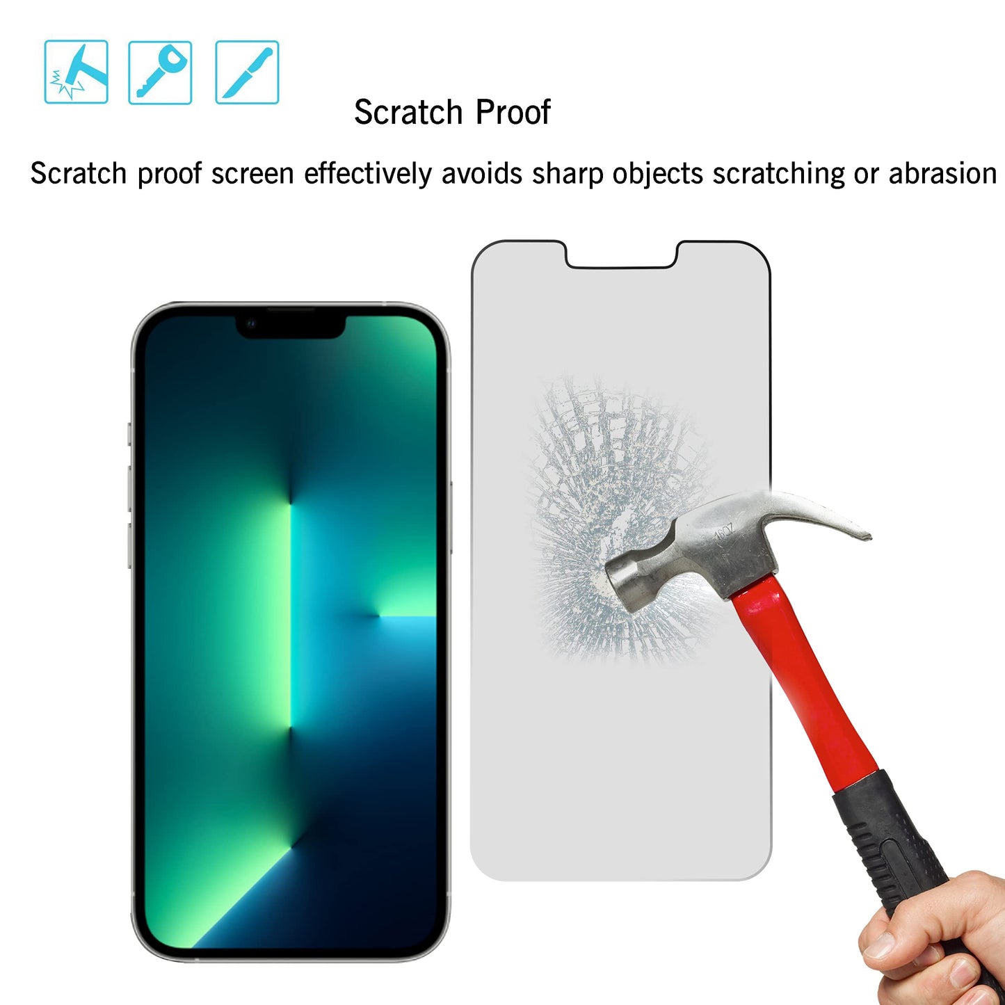Ailun Privacy Screen Protector+Camera Lens Protector for iPhone 17 Pro Max
